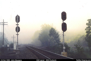 C&O Railway signal: Fordwick (WAS)